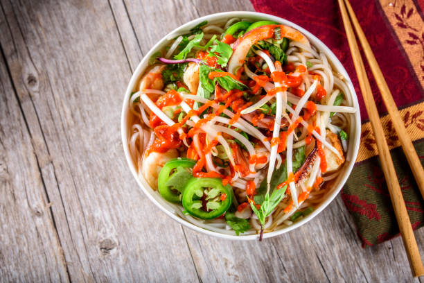 istock Pho, Vietnamese Soup Bowl, with seafood 692951792