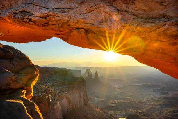 istock Dramatic Sunrise at Mesa Arch  Canyonlands National Park  in Utha  USA 692954588