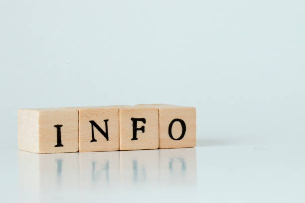 istock Infomation.wooden cube written as INFO,made with building blocks 692958758