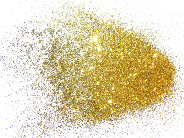 istock Textured background with golden glitter 692959514