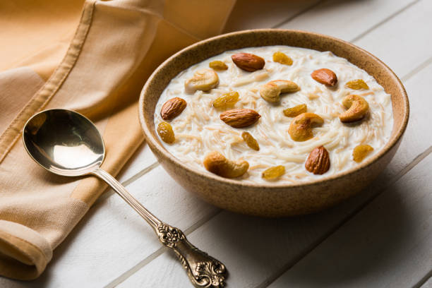 istock Most famous Indian sweet pudding Kheer or semiya khir in a bowl.Selective focus 692976632