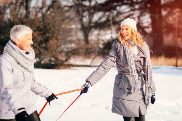 istock Family Having Fun Outdoors At Winter 692976664