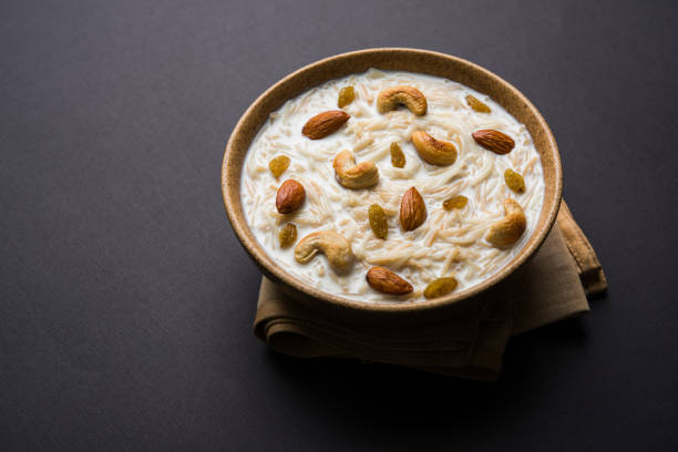 istock Most famous Indian sweet pudding Kheer or semiya khir in a bowl.Selective focus 692979068