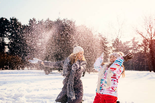 istock Family Having Fun Outdoors At Winter 692981044
