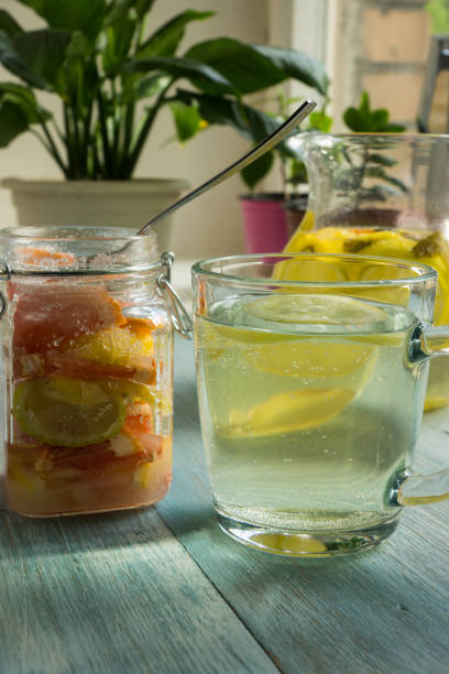 istock Homemade lemonade with lemon, grapefruit and lime 692983646