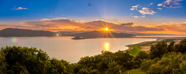 istock Sunset at the Prespes lakes 692996046