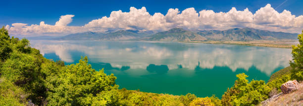 Prespa Lake stock photo