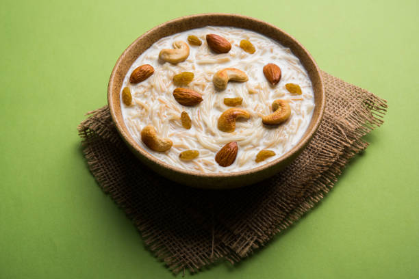 istock Most famous Indian sweet pudding Kheer or semiya khir in a bowl.Selective focus 693010302