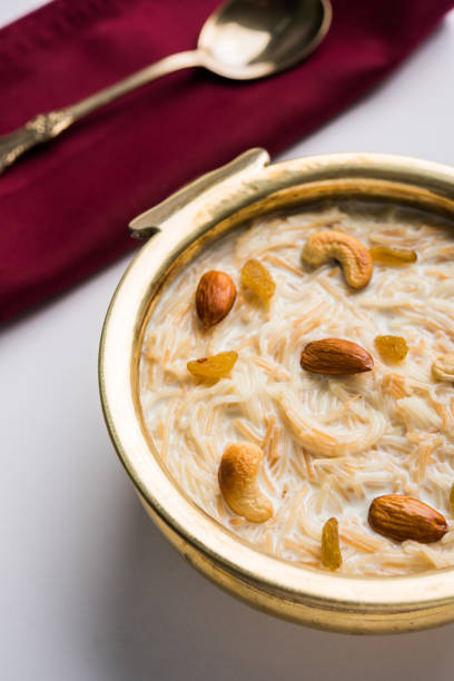 istock Most famous Indian sweet pudding Kheer or semiya khir in a bowl.Selective focus 693014438
