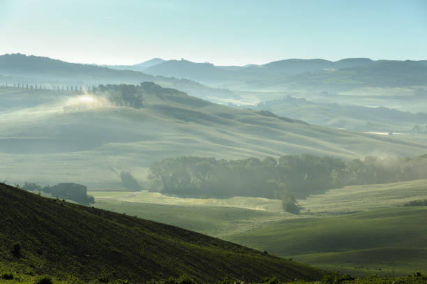 istock Morning fog in the sunlight 693030922