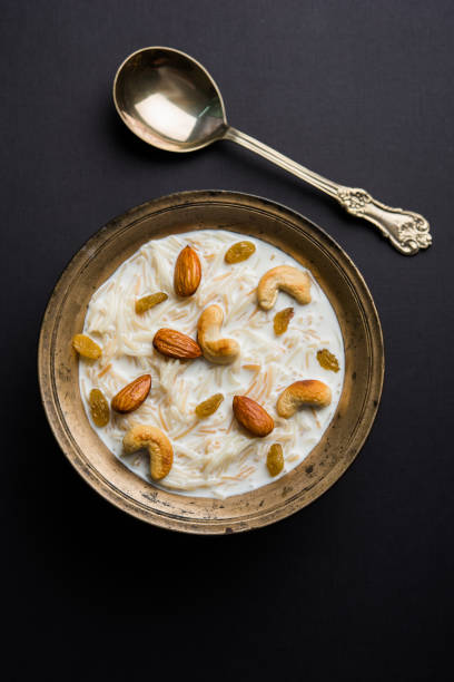 istock Most famous Indian sweet pudding Kheer or semiya khir in a bowl.Selective focus 693031098