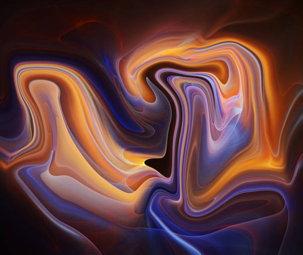 istock Colorful psychedelic liquefied background 693031440