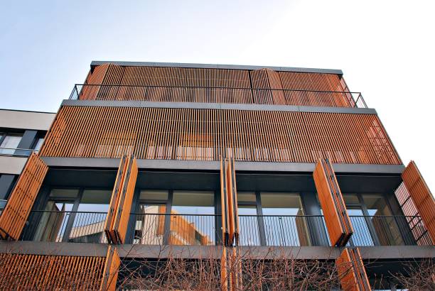 istock Modern apartment buildings exteriors 693044740