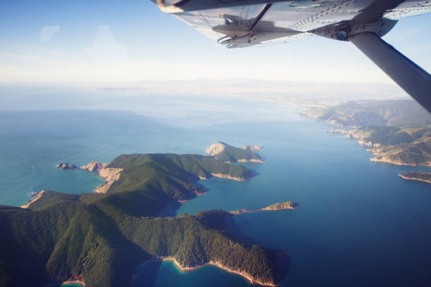 New Zealand from a plane