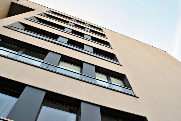 istock Modern apartment buildings exteriors 693051008