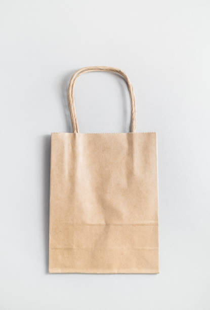 istock Recycled craft paper bag 693051278