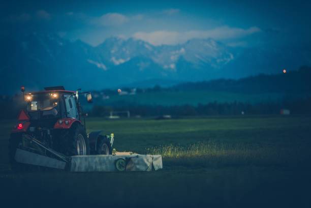 istock Grass Mowing on the Farm 693052430