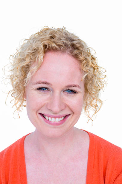 istock Happy pretty blonde looking at camera 693057996