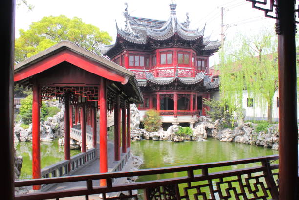 istock Traditional Architecture and Garden in Old Shanghai 693064344