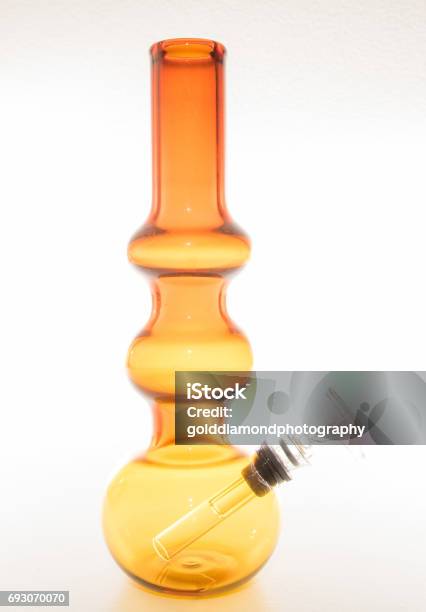 Yellow And Red Bong Right Stock Photo - Download Image Now - Bong, Beach, Blue