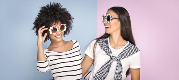 istock Two african american girls having fun. 693073838