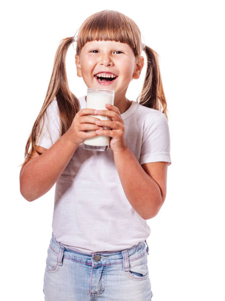 istock Girl loves milk 693082234