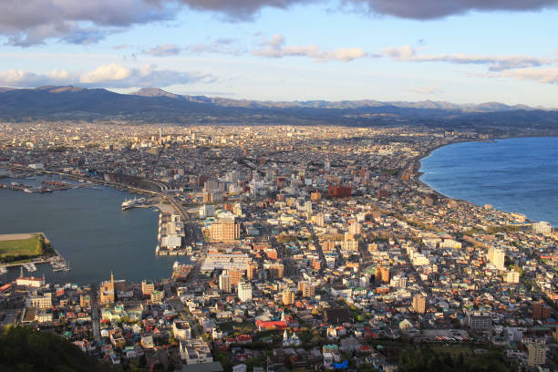 istock super cityscape view from mt. Hakodate, Hokkaido, Japan 693106846