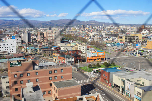 istock city view in Hakodate, Hokkaido, Japan 693106968