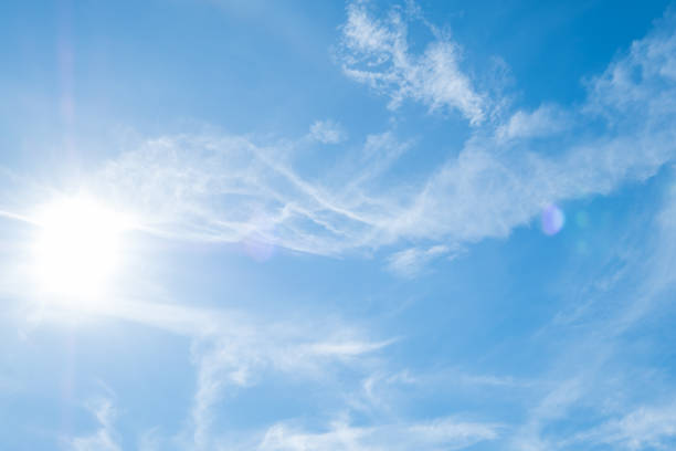 istock Beautiful blue sky with beautiful clouds for background. 693116056