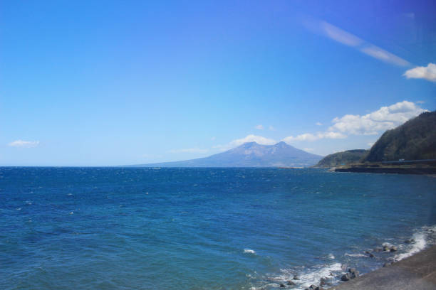 istock view of train window from Sapporo to Hakodate 693118796