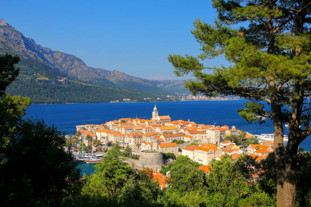 istock View of Korcula old town, Croatia 693132446