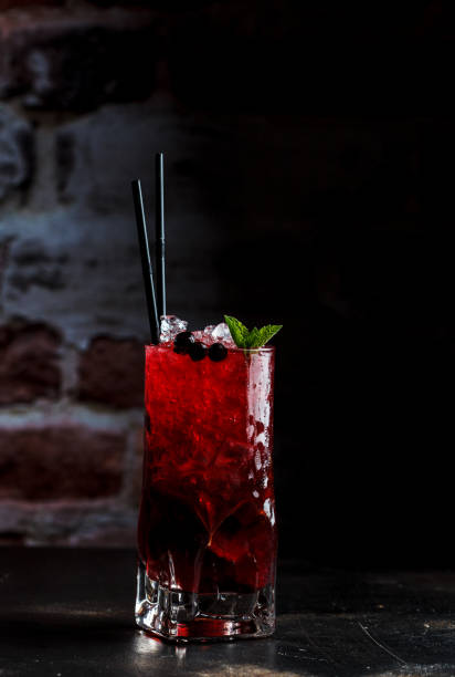 istock Berry (currant) lemonade with mint and ice 693133234