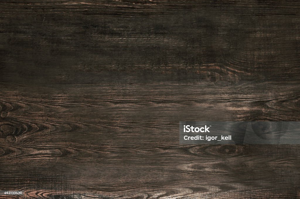 Antiguo gris vista superior fondo madera - Foto de stock de Oscuro libre de derechos