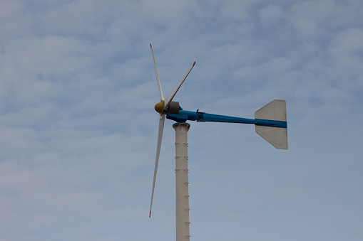 Windmills for electric power production, Zaragoza Province, Aragon, Spain