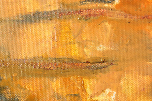 istock Abstract art background. Oil on canvas. Rough and express brushstrokes of paint. 693152670
