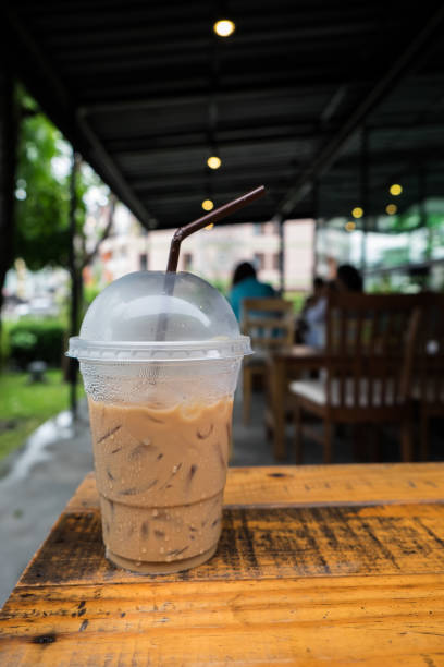 Iced coffee take-home cup