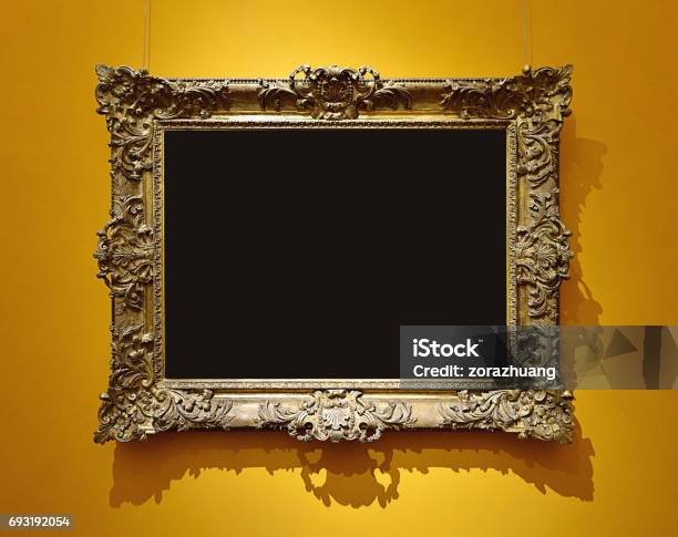 Retro Picture Frame Stock Photo - Download Image Now - Picture Frame, Painting - Art Product, Renaissance