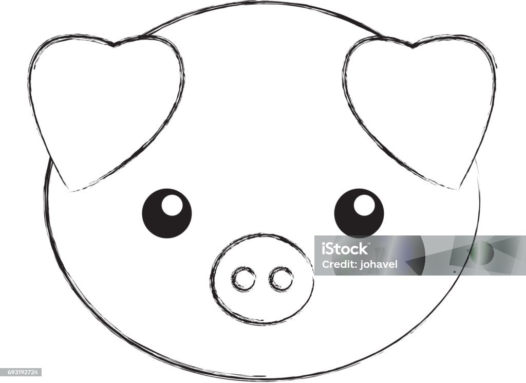 Vetores de Bonito Desenho Desenhar Desenhos Animados De Porco e mais  imagens de Amizade - Amizade, Animais de Safári, Animal - iStock