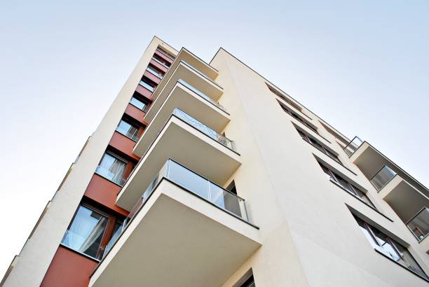 istock Modern apartment buildings exteriors 693195956