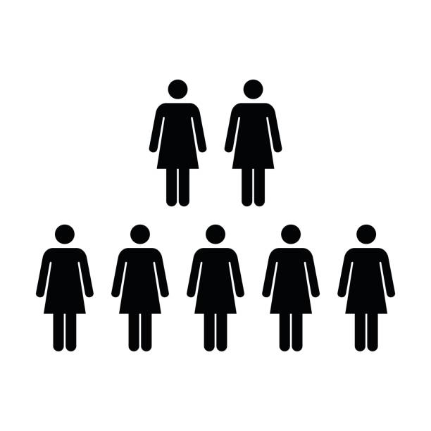istock People Icon - Vector Women Group of Team Pictogram 693199516