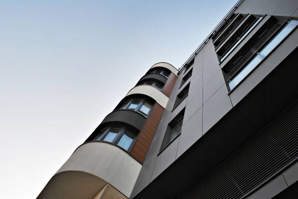 istock Modern apartment buildings exteriors 693203624