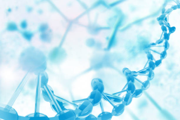 istock Digital illustration of dna 693203738