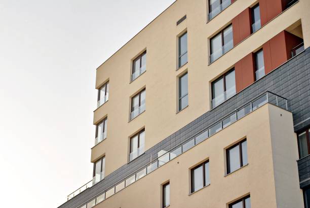 istock Modern apartment buildings exteriors 693207978