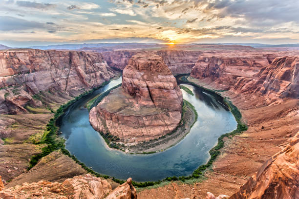 istock Sunset at Horseshoe Bend in Page, Arizona 693208492
