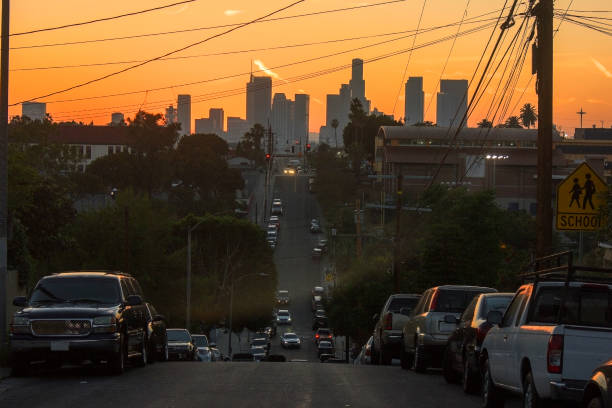 istock Sunset in Los Angeles 693210164