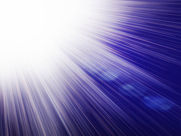 istock Starburst of white light against deep purple 693223740