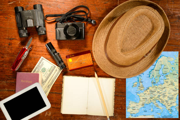 istock Ready to travel in Europe 693224744