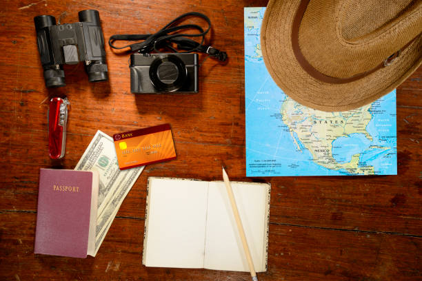 istock Ready to travel around North America 693224758