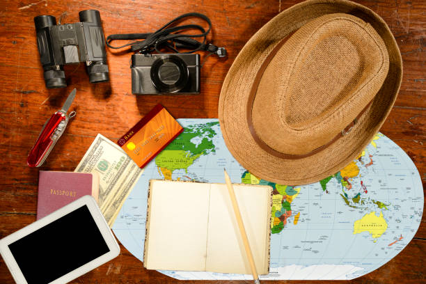 istock Ready to travel around the World 693225234