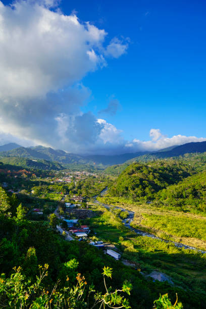 istock White clouds above town of Boquete, Panama 693238708